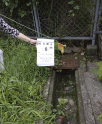 東花畑小　西側側溝最終