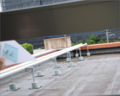 被服室　屋根上