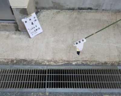 那珂小　留守家庭側溝