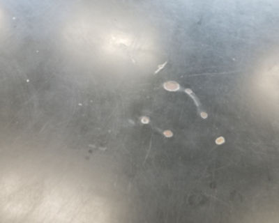 三筑中　理科室の作業机