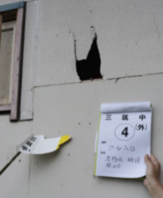 三筑中学 プール更衣室