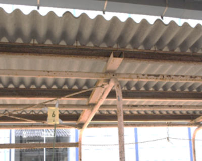 金武中学校 渡り廊下