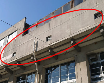 香陵小学校　校舎A棟外壁