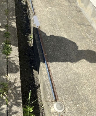 今宿小学校　給食室東側