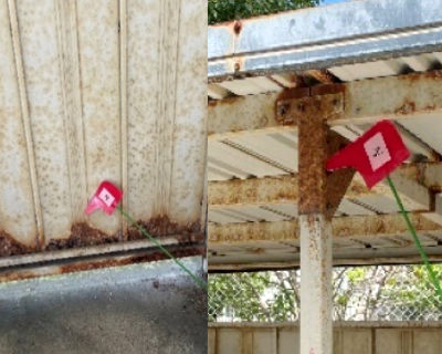 長尾中学校　自転車置場