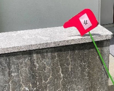 長尾中学校　体育館東手洗い場