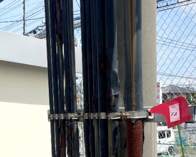 長尾中学校　不燃物置き場南