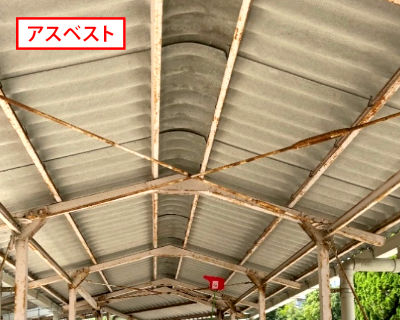 長尾中学校　武道場への渡り廊下屋根