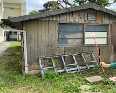 西福岡中学校　物置小屋