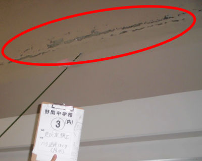 野間中学校　更衣室頭上両サイド