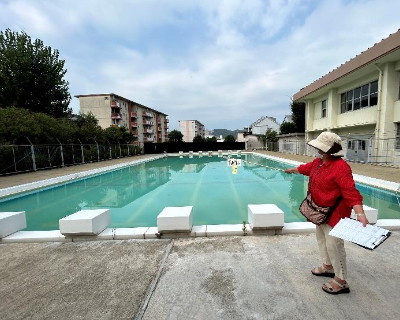 下山門小学校・プール