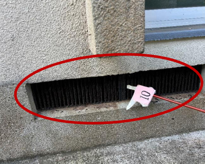 脇山小・体育館裏