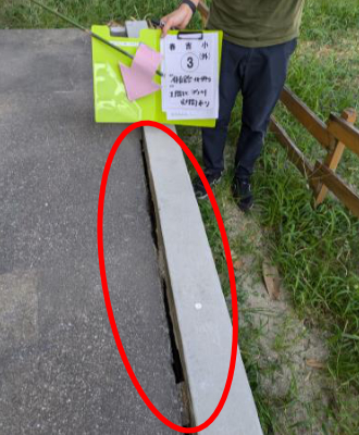 春吉小学校・体育館北側