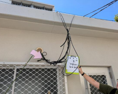 春吉小学校・物置（東側）