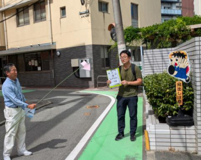 春吉小学校・正門左右