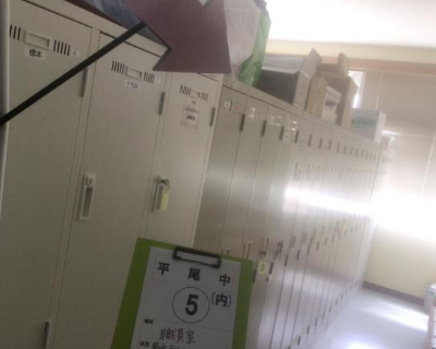 平尾中学校・職員室