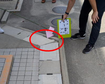 平尾中学校・東側昇降口