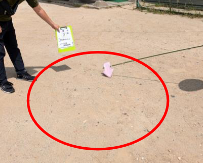 平尾中学校・体育館前グラウンド