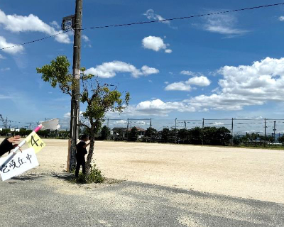 壱岐丘中学校・運動場