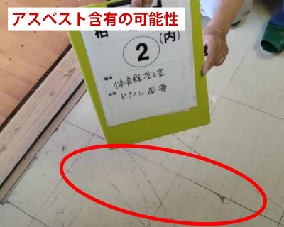 柏原小学校・体育館控室