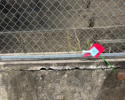 田島小学校・正門側 観覧席