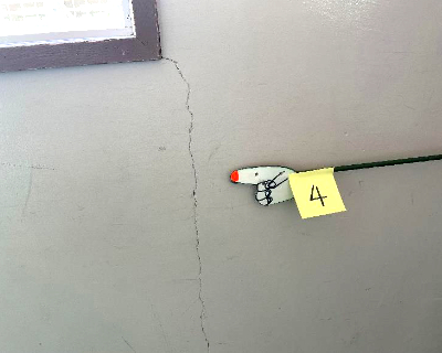 友泉中学校・3Ｆ 2-1前廊下