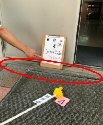 板付小・体育館南→中 連絡通路