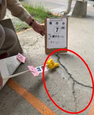 板付小・北校舎入口