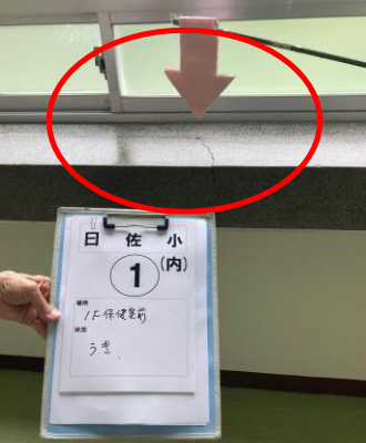 曰佐小・1階保健室前