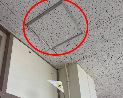 堤小学校・5-3前 廊下