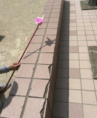 有田小学校・国旗掲揚台