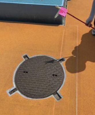 有田小学校・プール内