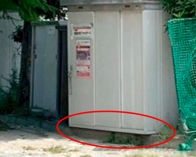 有田小学校・グラウンド倉庫