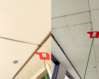 長尾小学校・4階廊下（6年4組前）