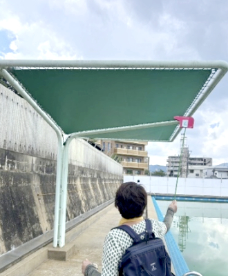 長尾小学校・プール