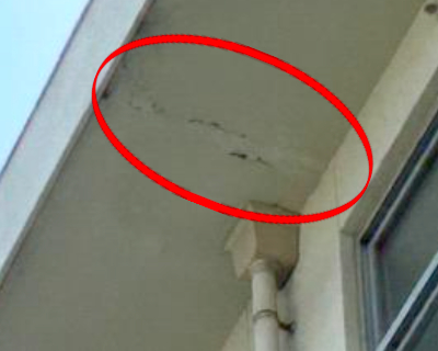 野芥小学校・天井の塗装