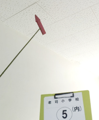 老司小学校・4F東側階段（4-2横）