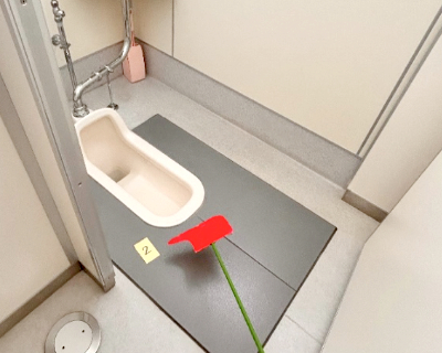 梅林中学校・トイレ