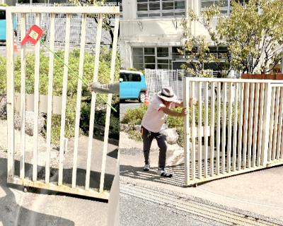 梅林中学校・校門