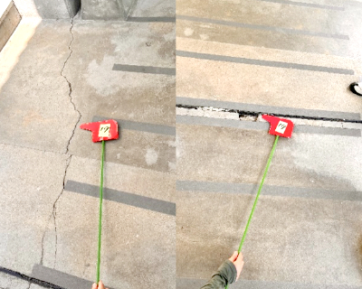 梅林中学校・技術室から体育館への渡り廊下